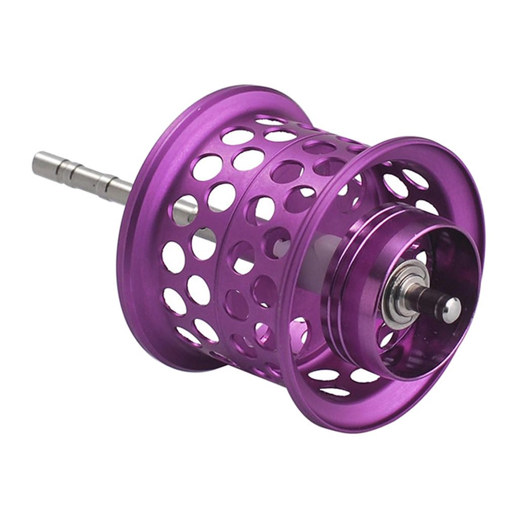Aluminum Spool For Baitcasting Bait Casting  Water Drop Purple