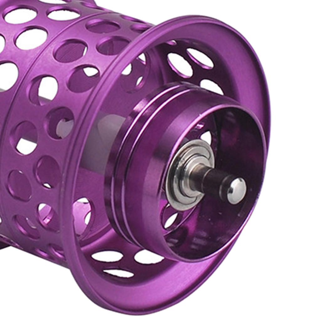 Aluminum Spool For Baitcasting Bait Casting  Water Drop Purple
