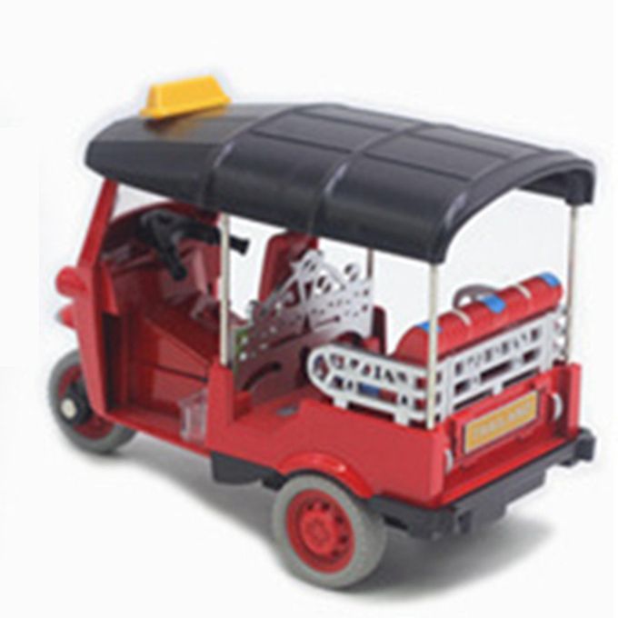 Alloy Diecast Thailand Tricycle Exquisite Simulation Vehicles Red