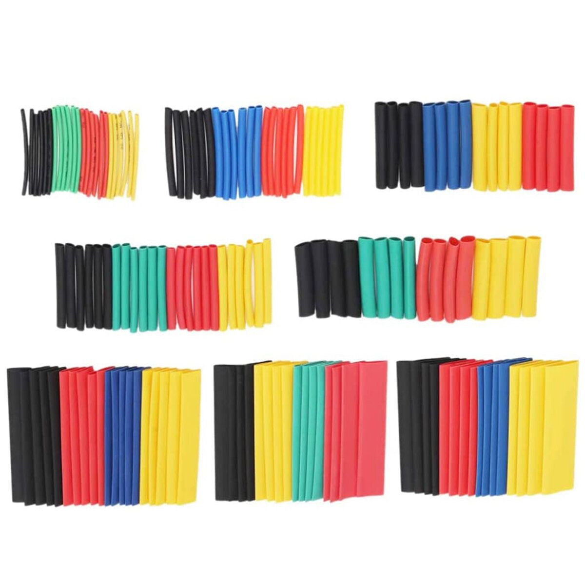 328PCS Heat Shrink Tubing 2:1 Electrical Wire Cable Wrap