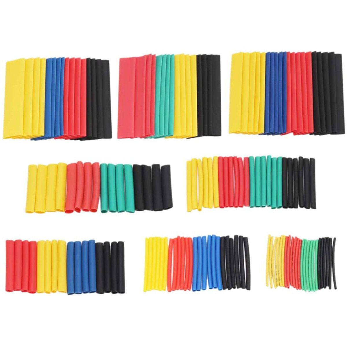 328PCS Heat Shrink Tubing 2:1 Electrical Wire Cable Wrap