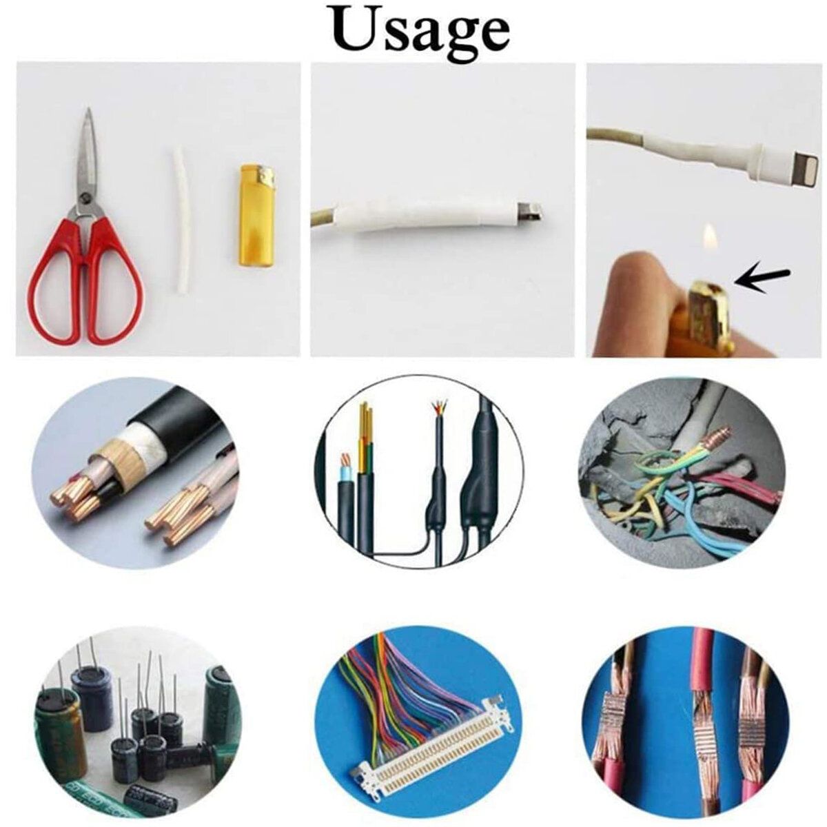 328PCS Heat Shrink Tubing 2:1 Electrical Wire Cable Wrap