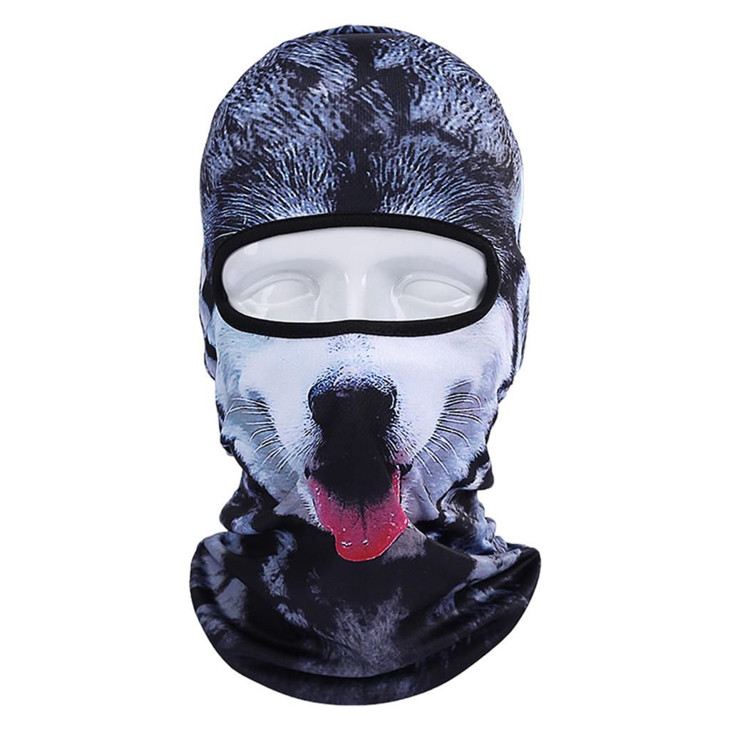 Funny Balaclava Ski Mask Hood Animal Full Face For Cold Weather Dog 2
