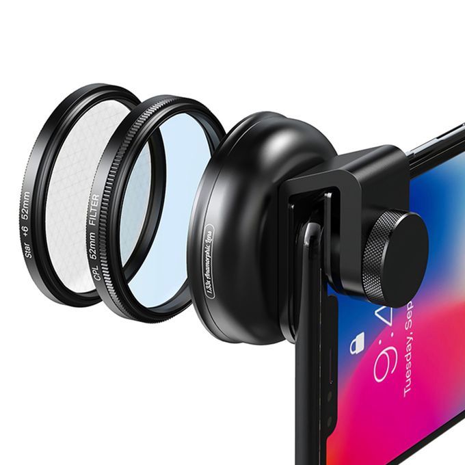 1.33X Anamorphic Lens Filmmaking Phone Camera Lens For IPhone 12