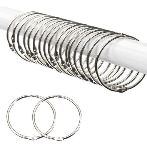 12 Pack Shower Curtain Rings Curtain Hooks Round