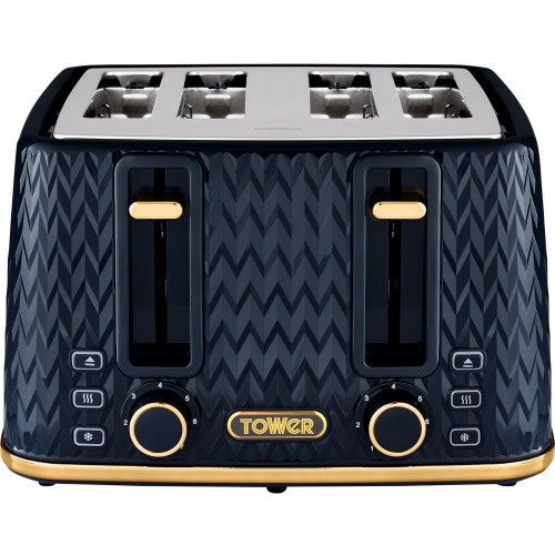 Empire 4 Slice Popup Toaster - 1600W