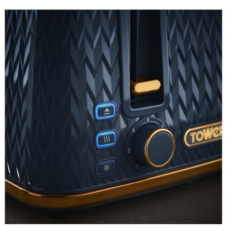 Empire 4 Slice Popup Toaster - 1600W