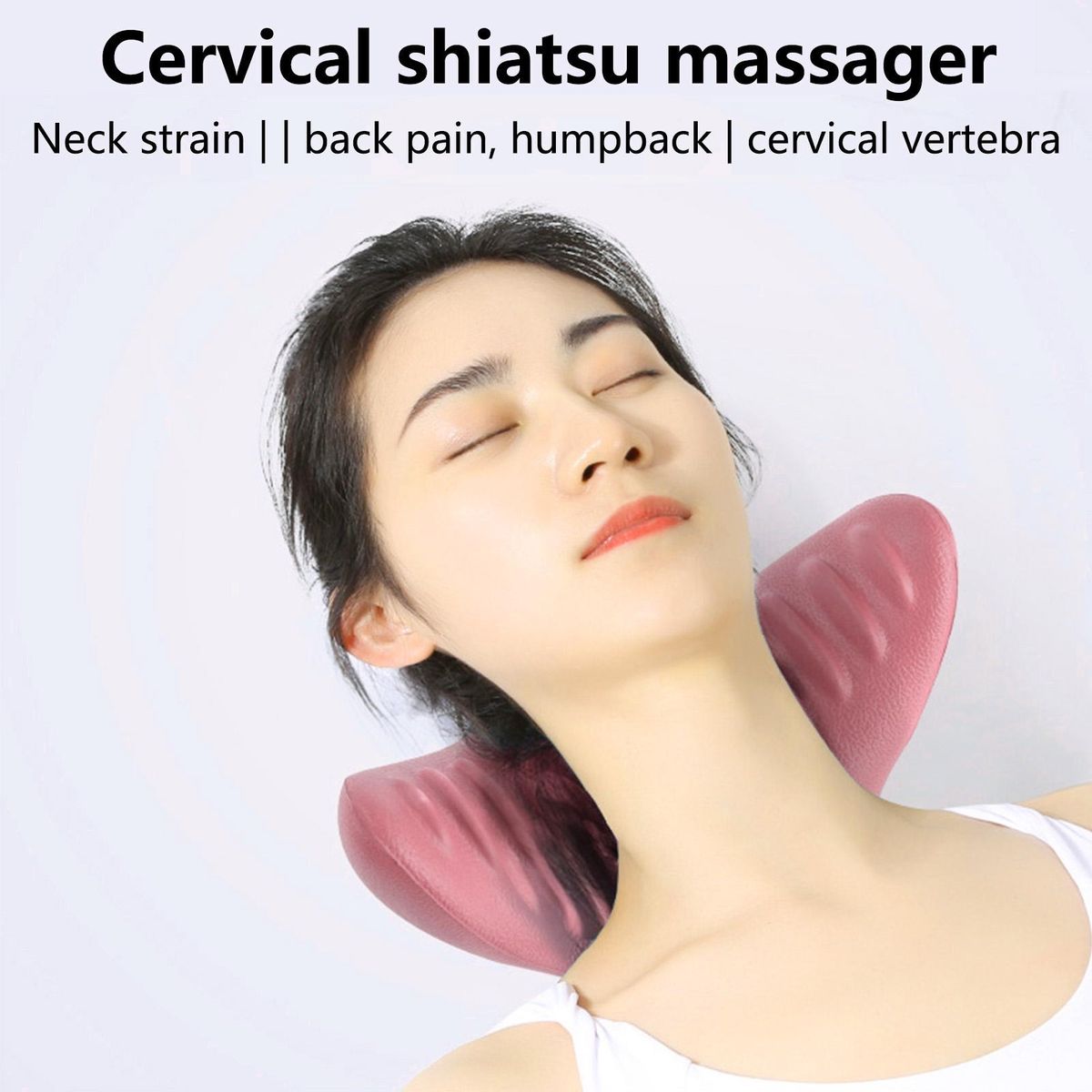 Stretch Relaxation Pillow Spine Alignment Neck Pillow Pink