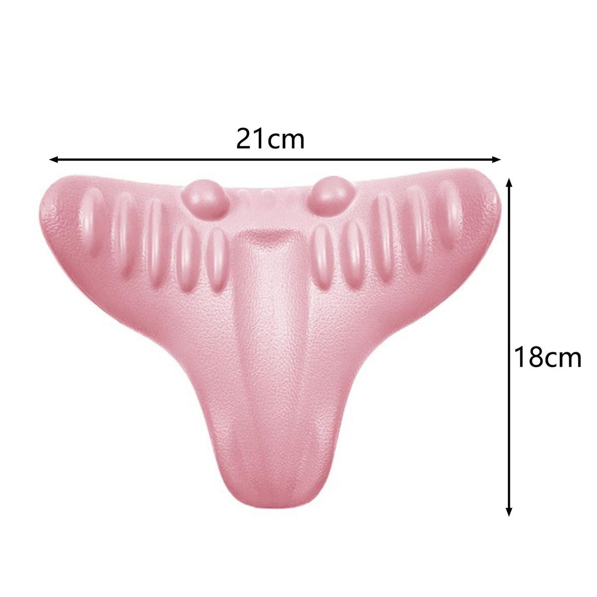 Stretch Relaxation Pillow Spine Alignment Neck Pillow Pink