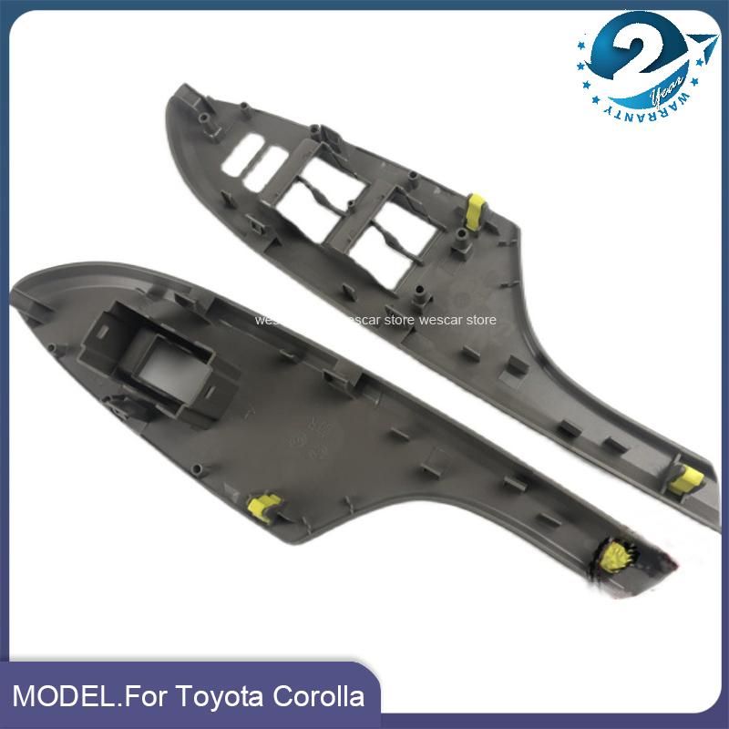 For Toyota Corolla 2007-2013 Front Rear LHD Car Interior Door Window Lift Glass Switch Panel Buttons Cover Molding Car Styling