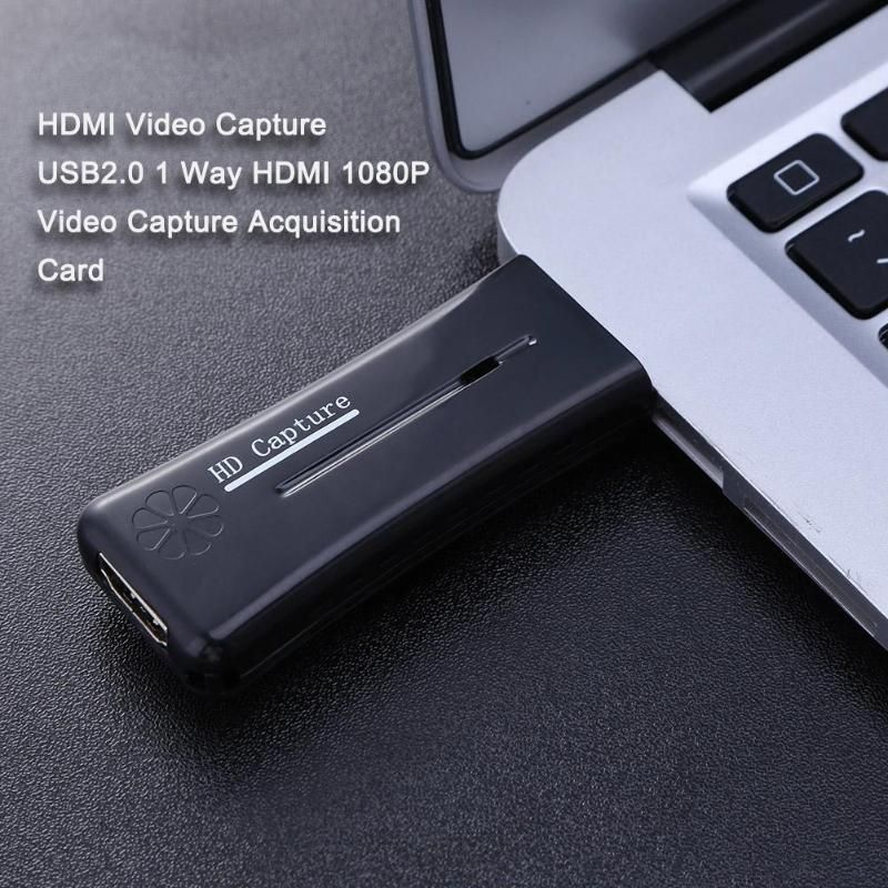 HDMI Video Capture Card USB 2.0 1 Way HDMI 1080P Mini Video Capture Acquisition Card Converter Adapter Computer Video Tuner Card