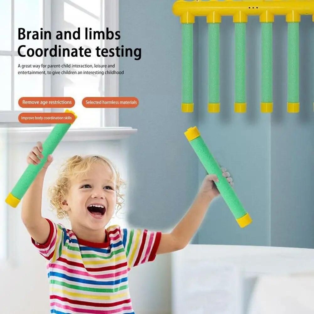 Fun Falling Sticks Game Toy Fast Exercise Training Training Sticks Kid Force Reaction Education Ability Puzzle To Props Rea B7i4