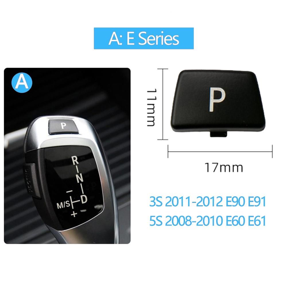 Car Gear Lever Auto Parking Button Cap For BMW 3 5 7 X3 X4 X5 X6 Series  E90 F30 F10 F01 F25