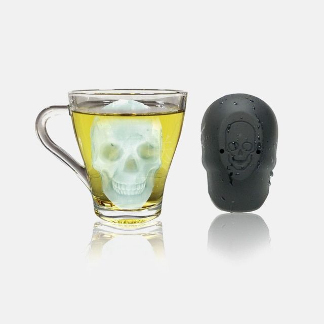 Best Sellers 3d Skull Silicone Mold Diy Ice Cream Grinder