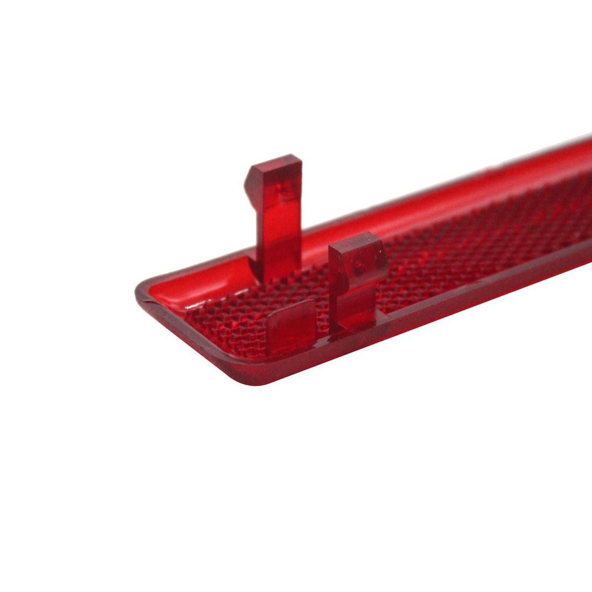 Door Panel Reflector Driver Rear Replacement for Chevy GMC Trucks SUVs 03-07 Left Trim Red