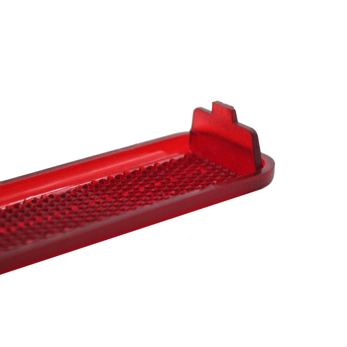 Door Panel Reflector Driver Rear Replacement for Chevy GMC Trucks SUVs 03-07 Left Trim Red