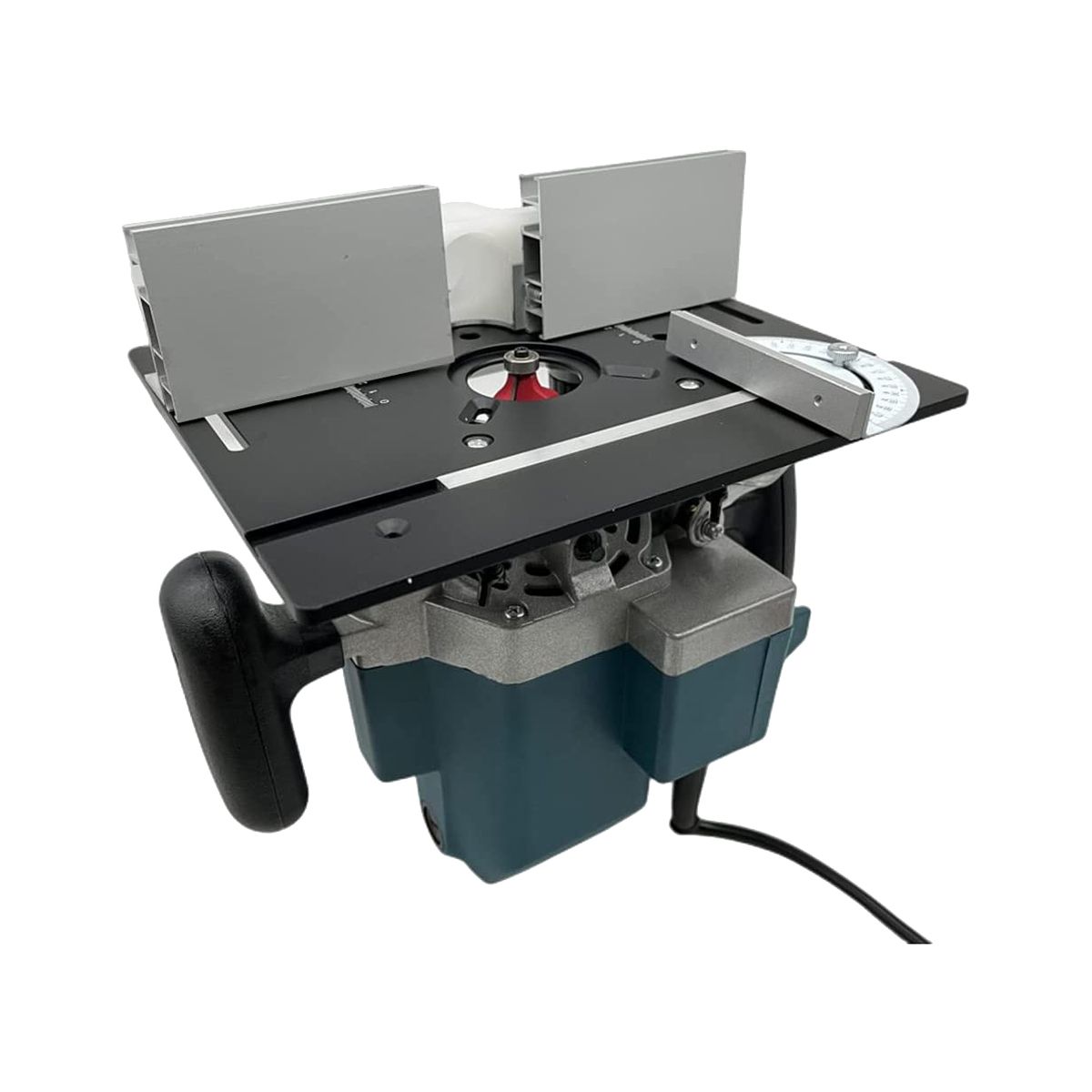 Router Table Insert Plate Aluminum Alloy Wood Milling Flip Board Trimming Machine Engraving Auxiliary ToolBlack