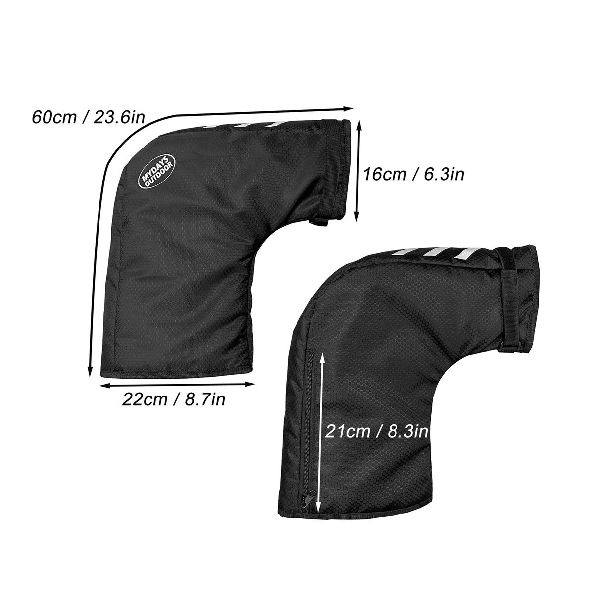 Winter Cycling Handlebar Mittens Cold Weather Windproof