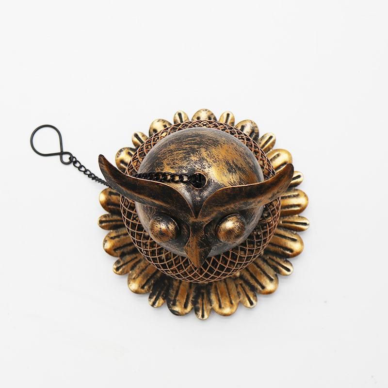 New outdoor garden wrought iron owl hummingbird bird feeder hummingbird feeder hummingbird feeder