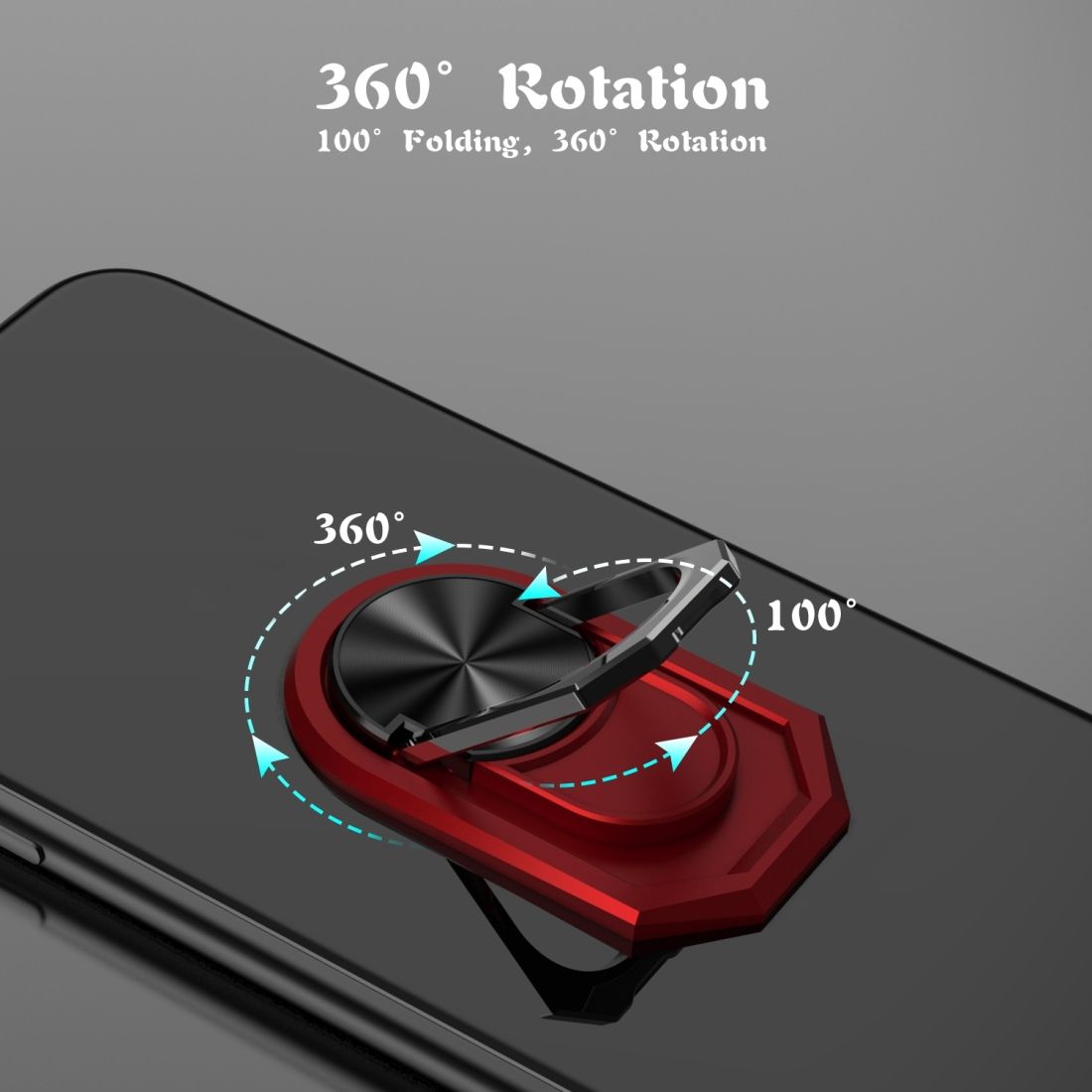 Universal 360-degree Rotatable Magnetic Phone Ring Holder