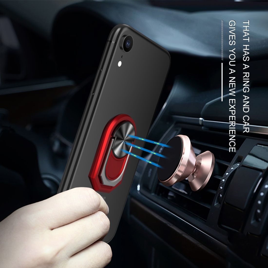 Universal 360-degree Rotatable Magnetic Phone Ring Holder
