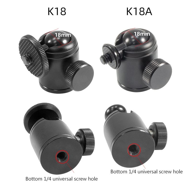 BEXIN K18A Mini 360 Degree Rotation Ballheads