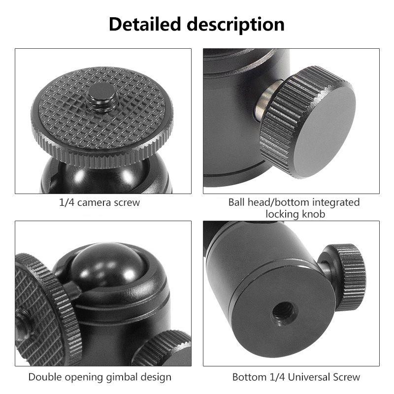 BEXIN K18A Mini 360 Degree Rotation Ballheads