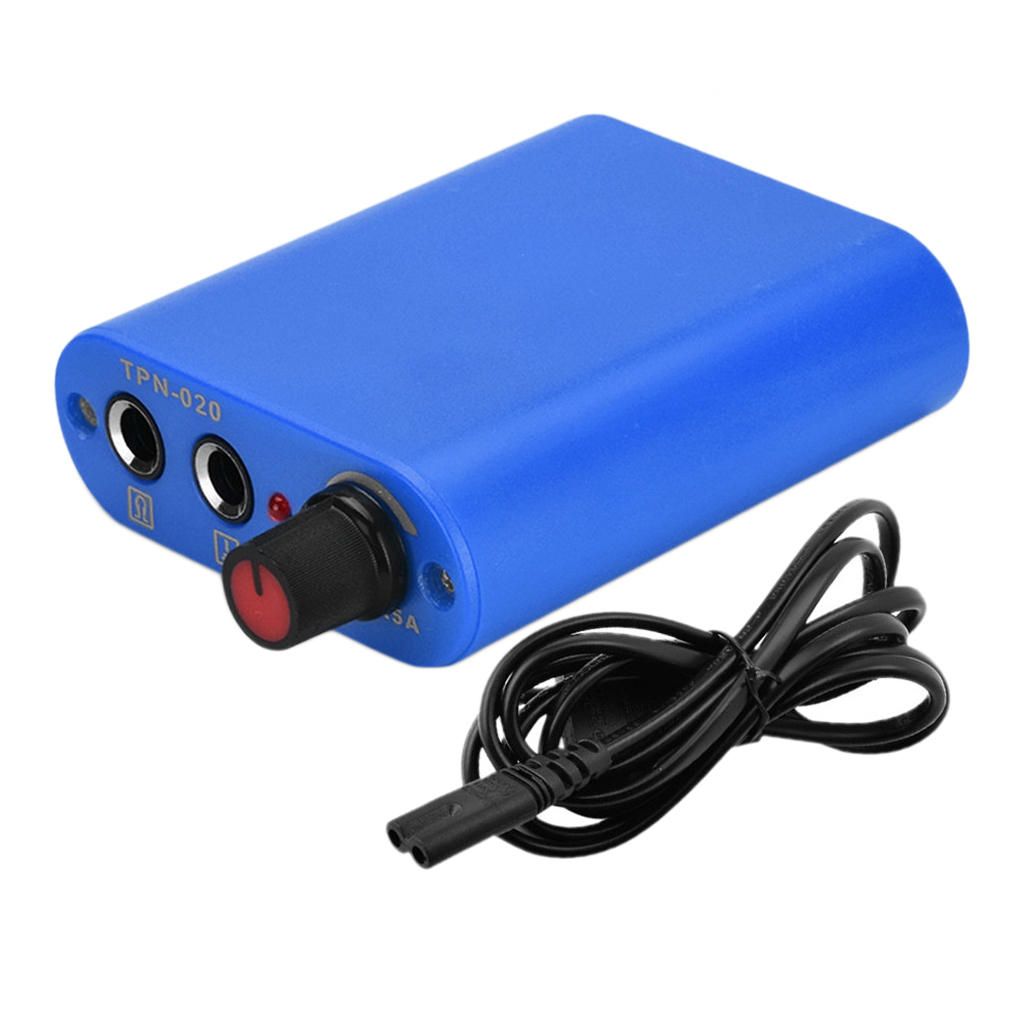 Professional  Power Supply With Clip Cord Cable For  Machines Blue