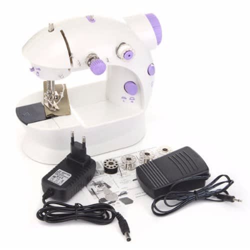 Foot Pedal Desktop Sewing Machine + Table Extension Board + Free Mini Sewing Machine