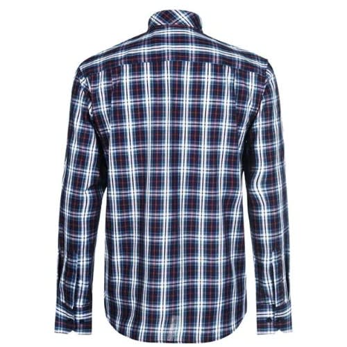 Long Sleeve Check Shirt Men
