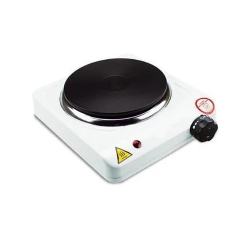 Single Electric Hotplate Cooker - White