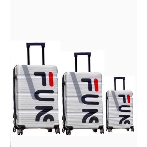 Hard Pc Abs All Angle Pilot Luggage Trolleys Set of 3 - Off white