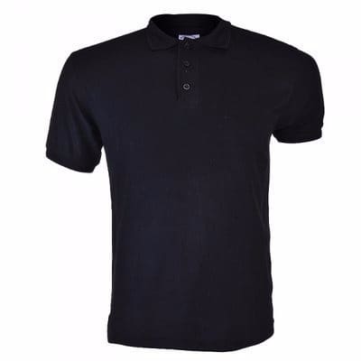 Short Sleeve Polo T-Shirt - Black