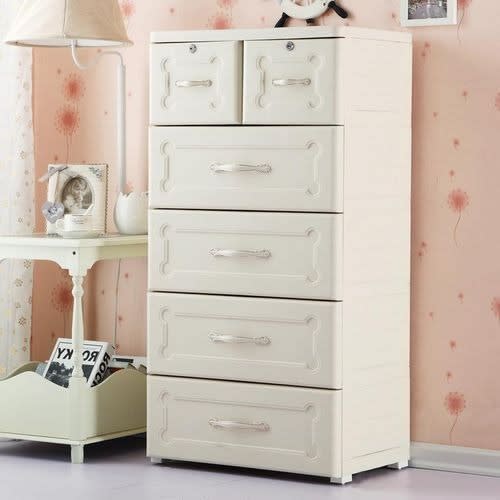 Children's Plastic Storage Wardrobe