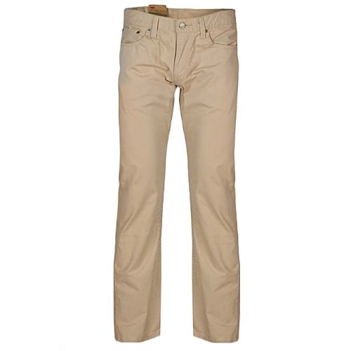 Men's Riveted Jeans Pant – Cream