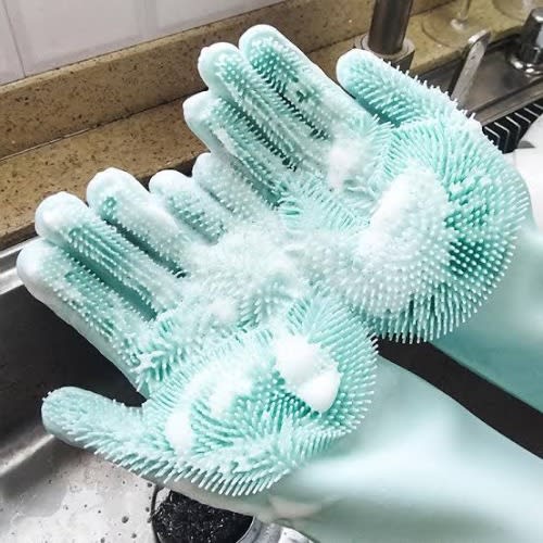 Silicon Dish Washing Gloves