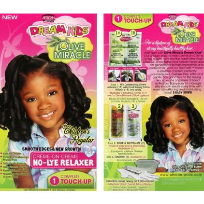 Dream Kids Olive Miracle Touch Up Relaxer Kit - Children's Regular