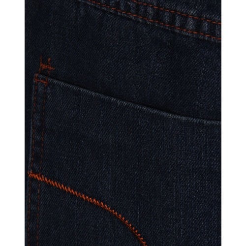 Medium Dark Wash Classic Jeans - Blue