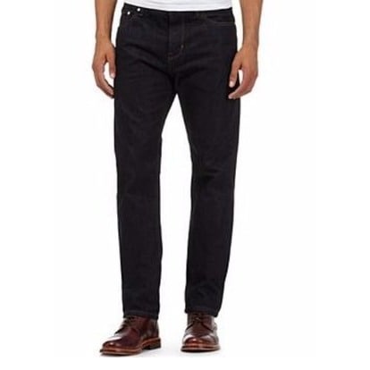 Men's Straight Cut Jeans - Black