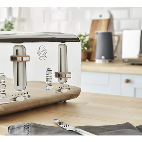4 Slice Toaster - 1500w