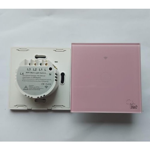 So Techafrica 1 Gang Smart Switch- Pink