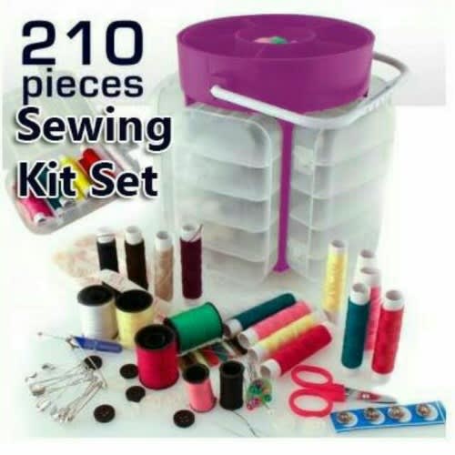 Everyday Home 210-piece Sewing Kit Deluxe Caddy