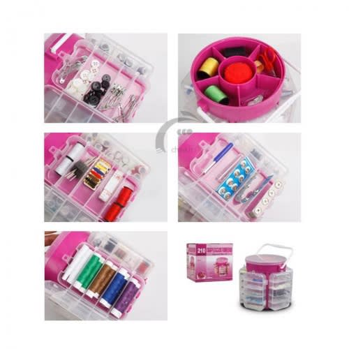 Everyday Home 210-piece Sewing Kit Deluxe Caddy