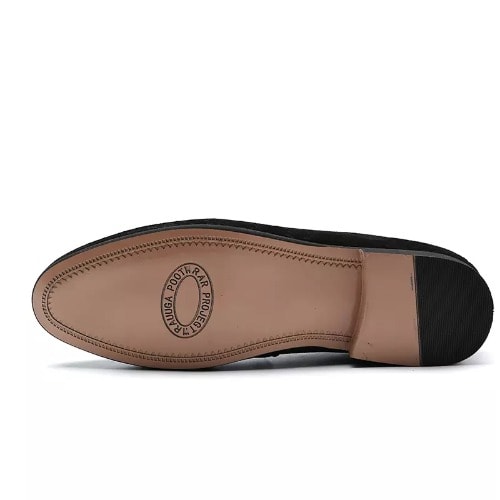 M-Anxiu Suede Leather Doug Casual Moccasin With Bow Knot