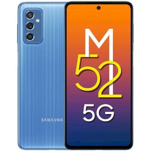 M52 5G- Hybrid Dual-128GB ROM- 8GB RAM-64MP - 6.7''-5000 mAh-Fingerprint-Blue