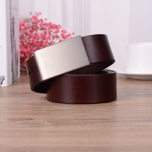 Men's Business Leather Belt - Brown