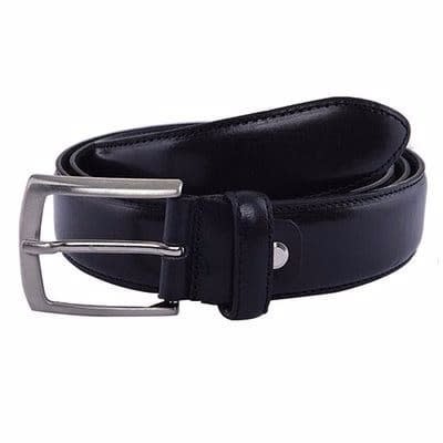 Men's Leather Belt - Black