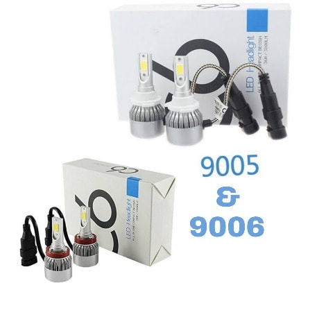 High Intensity discharge headlights 9005 + 9006