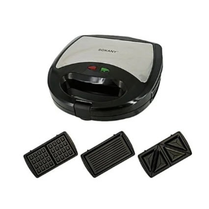 3 In 1 Waffle Maker, Sandwich Maker, Bread Toaster