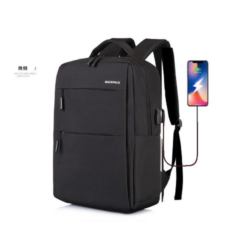 Usb Port Anti-Theft - Laptop Backpack - 15" - Black